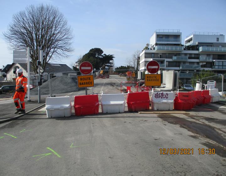 Route bloquée